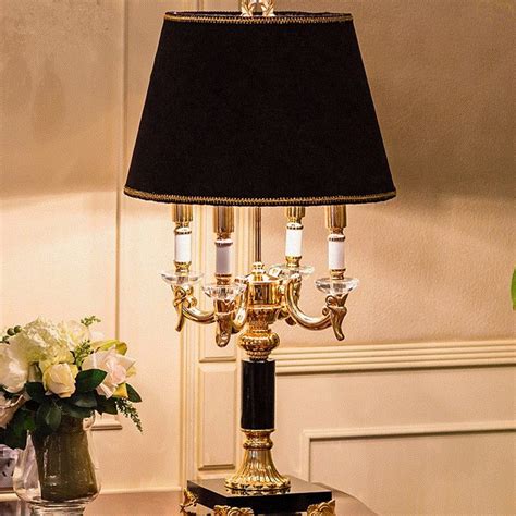 Reviewing the best bedroom table lamps. High quality Luxury fashion black crystal table lamp ...