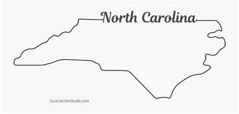 Nc State Shapes North Carolina Outline Free Transparent Clipart