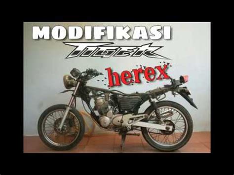 Modifikasi Honda Tiger Lama Jadi Tirev Herex Part 1 YouTube
