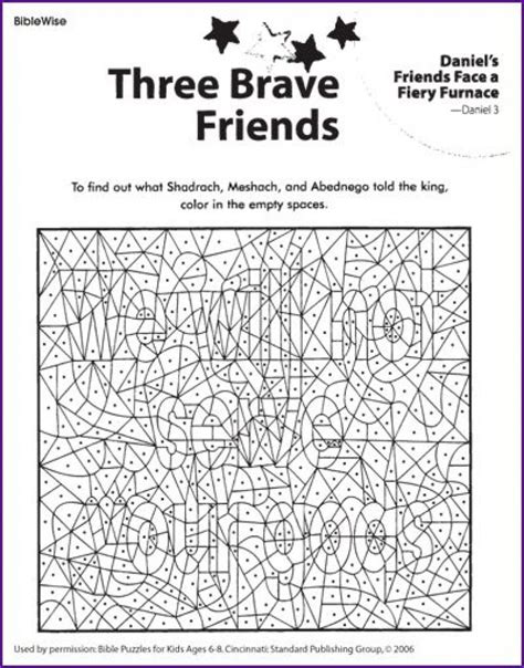 16 shadrach, meshach, and abednego, answered and said to the king, o nebuchadnezzar, we are not careful to answer thee in this matter. Shadrach Meshach And Abednego Coloring Page to Inspire in ...