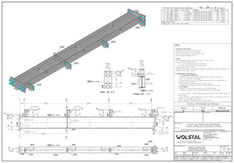 Rysunek Obraz Rysunek Techniczny Konstrukcji Stalowej