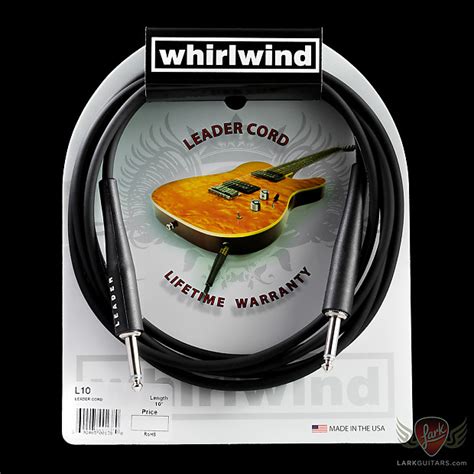 Whirlwind Leader 10 Cable Lark Guitars Reverb