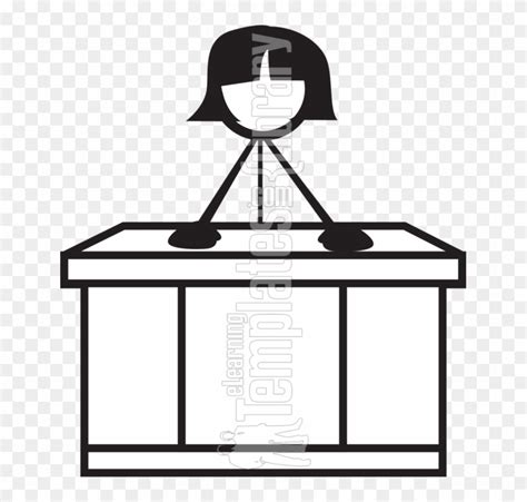 Stick Figure Sitting At Desk Clipart 3387759 Pikpng