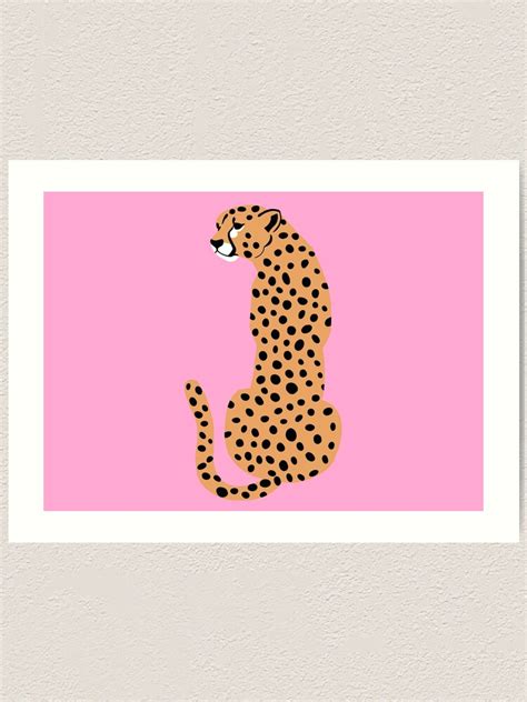 Cheetah Art Print For Sale By Lizziesumner Redbubble