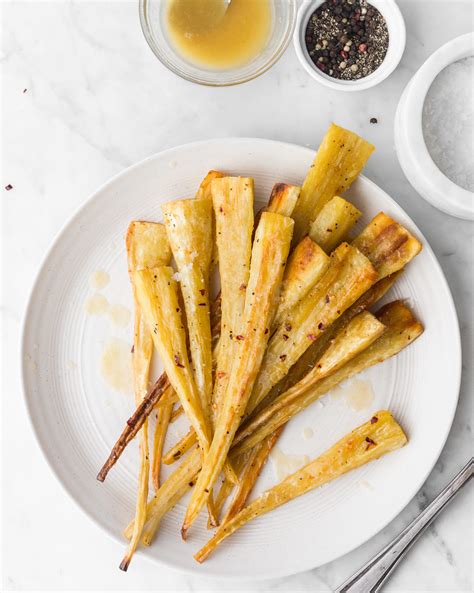 Roasted Parsnips With Maple Ginger Glaze With Spice