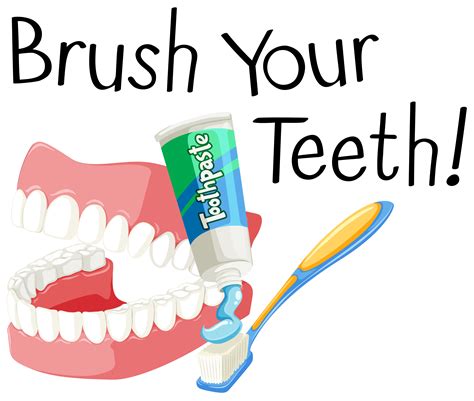 Brush Your Teeth Vector Art Icons And Graphics For Free Download