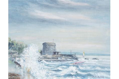 A child born today in canada has a life expectancy of 80 years or more. Peig McMahon | Seapoint, Martello Tower, Sandymount | MutualArt