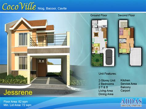 Jessrene Single Attached House Model Cavite Homes For Sale