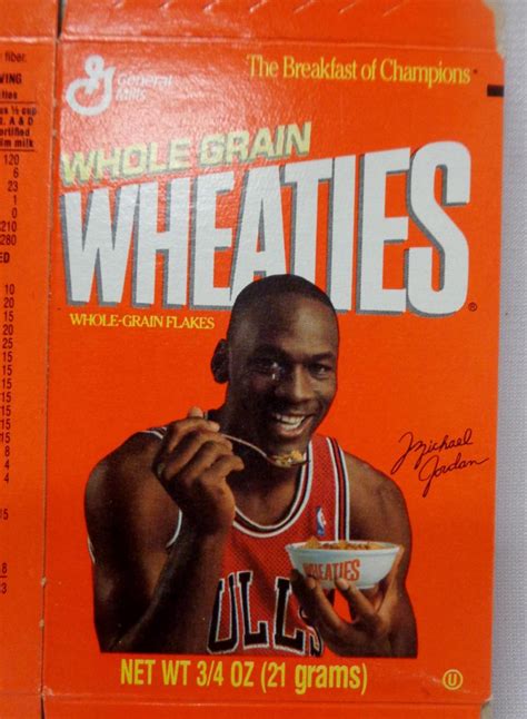 Sold Price: Vintage 1991 Mini Michael Jordan Wheaties Cereal Box