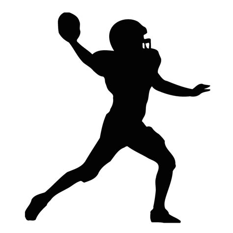 Silhouette Football Player - Cliparts.co Please, feel free to share these silhouette images with your friends.