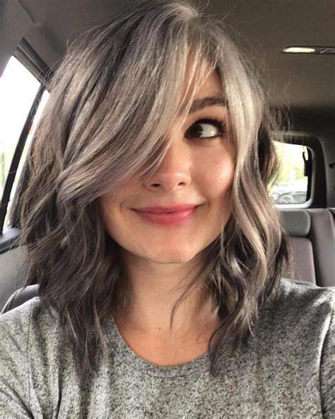 Trendy Gray Highlights For Brown Hair The FSHN