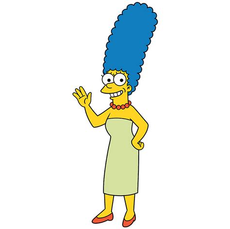 How To Draw Marge Simpson From The Simpsons Step By Step Drawing Hot Sex Picture