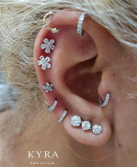 Emamanda Makeanoutfitlookexpensive Ear Jewelry Earings Piercings
