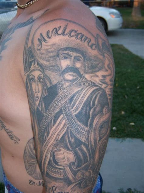 Tattoo mexican tattoos chicano traditional frame lowrider zapata emiliano machine flash drawing arte artwork mexicana popular drawings tatuajes gangster mexicano. Emiliano Zapata Tattoo - The Best Tattoo Gallery Collection