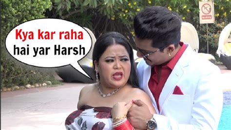 Bharti Singh Gets On Husband Harsh Limbachiya During Photoshoot Youtube