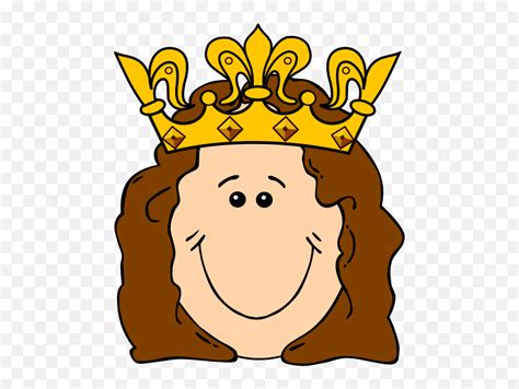 Queen Face Clipart Queen With Crown Clipart Emojiblack Queen Emoji