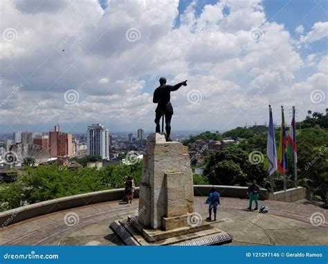 Cali Colombia September 19 2021 People Visit The New Monumet In