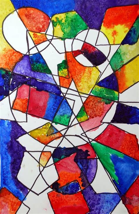 The Smartteacher Resource Overlapping Shape Paintings