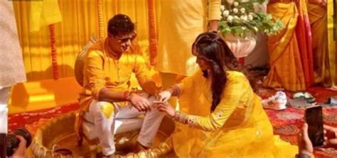 urvashi rautela dazzles in gorgeous lehenga at her cousin brother s wedding shares haldi
