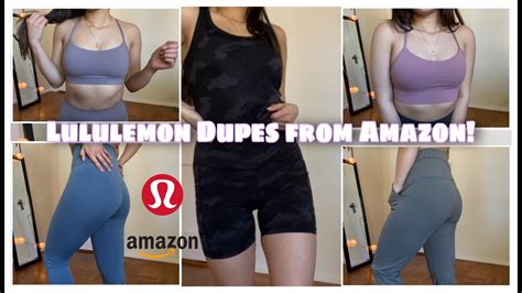 Affordable Lululemon Dupes From Amazon Try On Review Colorfulkoala Crz Yoga Lavento And