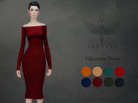 The Sims Resource Valentina Dress