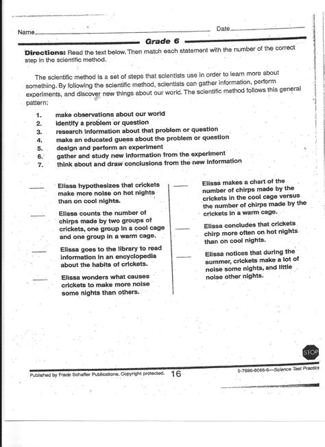 Worksheets that help students better understand the use and application of the scientific method. Scientific Method Review Worksheet
