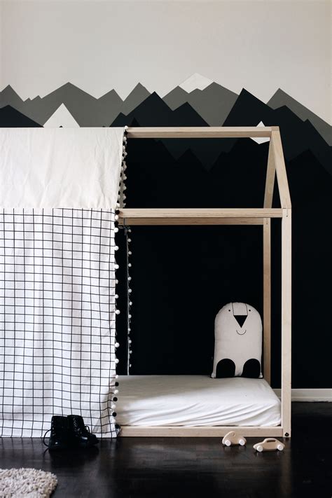 Keeping It Simple With This Monochrome Kids Room Inspiration Featuring