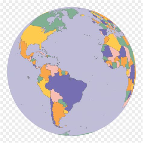 Globe World Map Mapa Polityczna PNG Image PNGHERO