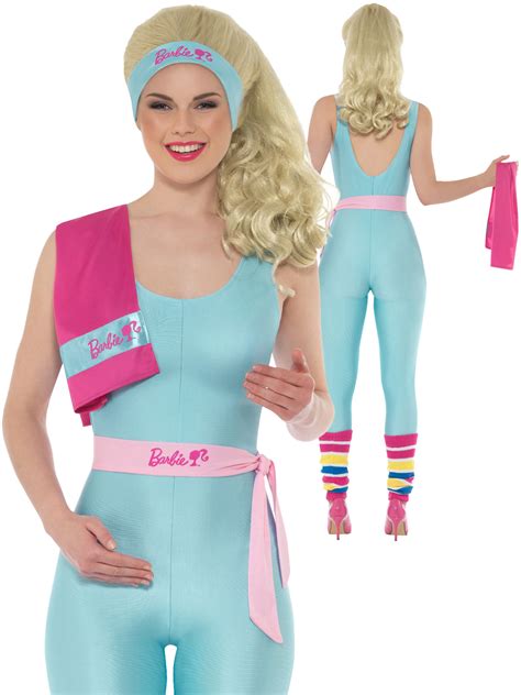 Ladies Barbie Costume Mens Safari Ken Fancy Dress Adult Novelty Toy