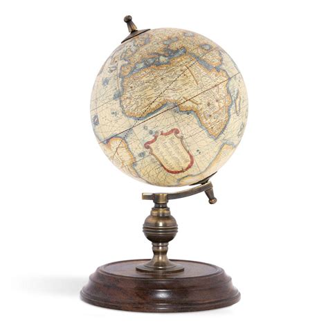 Student Globe Authentic Models Wooden Atlas Globe Sculpture