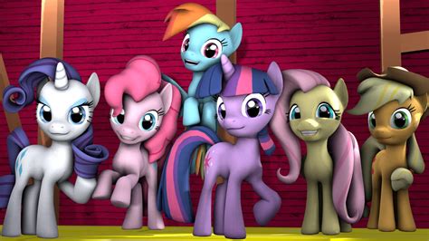 My Little Pony Mane 6 By Raiinbowdashrd On Deviantart