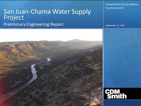 San Juan Chama Water Supply Project The Wow Factor