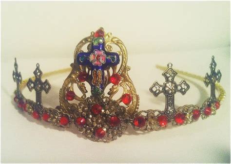 Byzantine Bridal Crown Gold Headpiece Divine By Theprancingfox Wedding