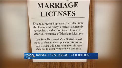 not all texas counties are issuing same sex marriage licenses youtube