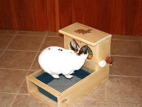 Bunny Rabbit Hay Feeder With Built In Litter By Bunnyrabbittoys