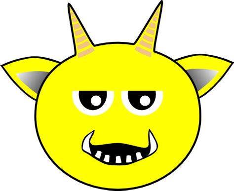 Yellow Demon Clipart - Full Size Clipart (#5300822) - PinClipart