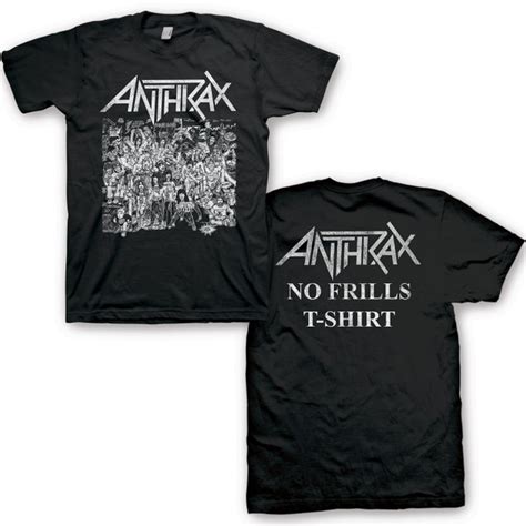 Anthrax No Frills T Shirt Merch2rock Alternative Clothing