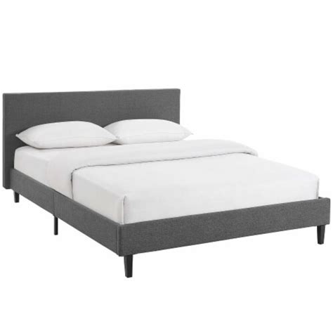 Anya Queen Bed Gray 1 Fred Meyer