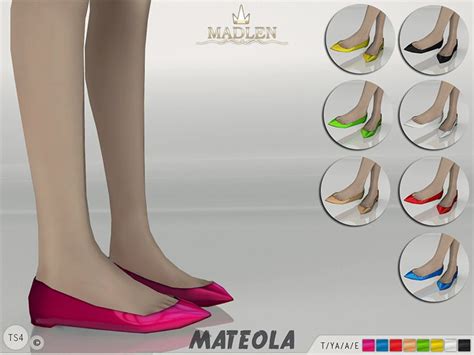 Mj95s Madlen Mateola Ballet Flats Sims 4 Cc Shoes Sims