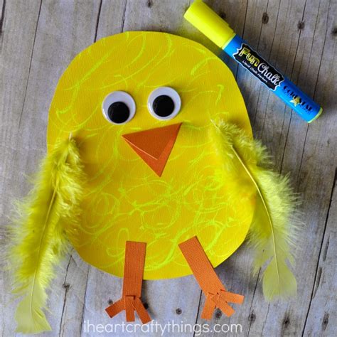 Simple Chick Craft For Kids I Heart Crafty Things