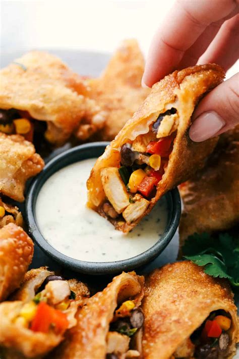 The Best Southwest Chicken Egg Rolls The Recipe Critic