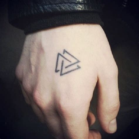 Three Triangles Tattoos Pinterest
