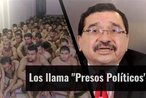 Medardo González llama presos políticos a algunos de los 6 9 mil