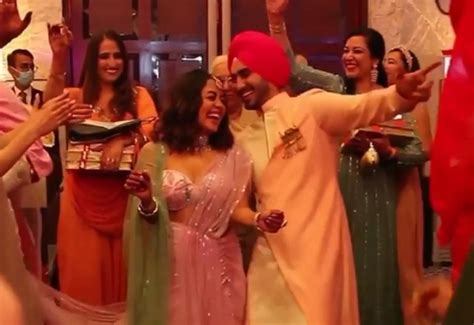 Watch Bride To Be Neha Kakkar Dances With Beau Rohanpreet Singh At Their Roka Ceremony