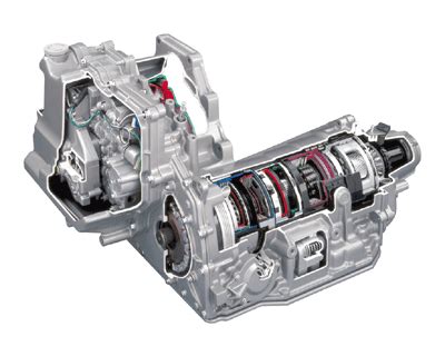 The manual transmission shaft has a specific location. Automatic Transmissions A Short Course on How They Work ...