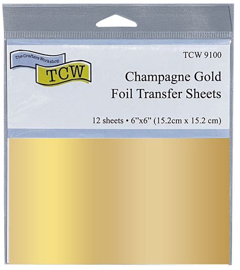 Tcw Foil Transfer Sheets Champagne Gold 842254091003