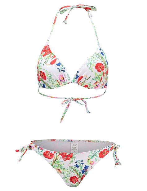 Sslr Women S Bikini Swimsuits Floral Printed Bathing Suits For Women Piece Bikini Bikinis
