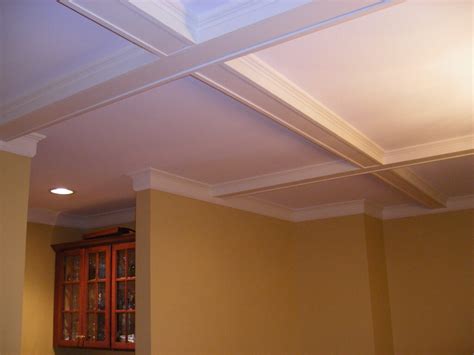 The diy coffered ceiling we just put up in our new nursery seriously makes this look like the nicest room in the house. Crown Moulding & Coffered Ceiling - Van Dyke Home Improvements