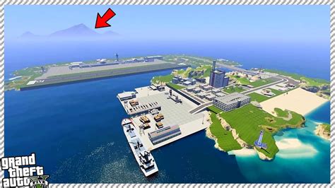 Gta 5 Whole New Huge Island Map Add On Expansion Youtube