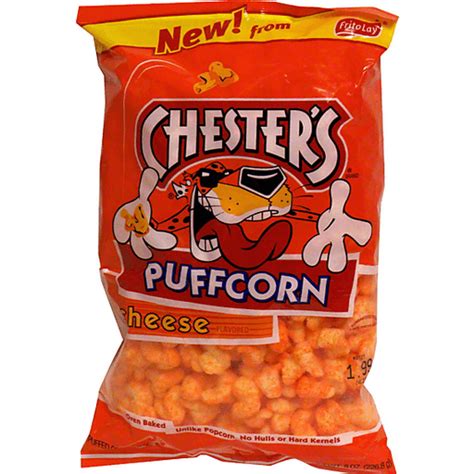 Chesters Puffcorn Cheese Flavored Snacks Chips And Dips Sinclair Foods